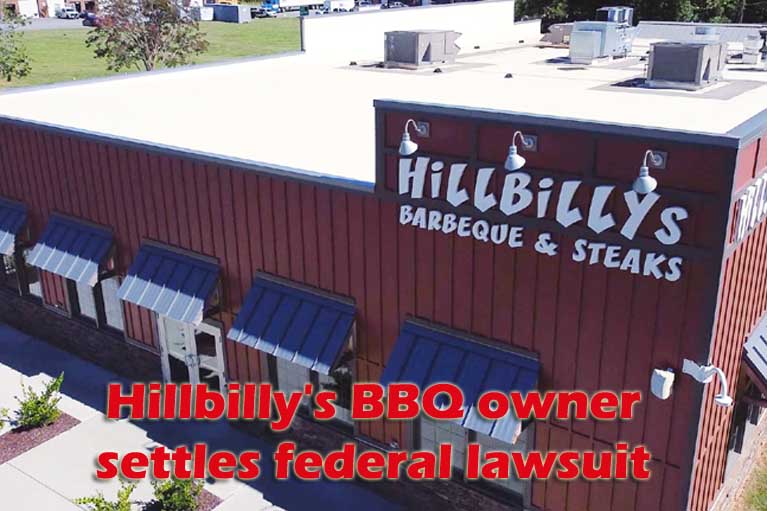 Hillbilly's BBQ owner settles federal lawsuit